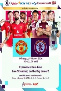 ENGLISH PREMIERE LEAGUE PUBLIC VIEWING: MANCHESTER UNITED vs ASTON VILLA