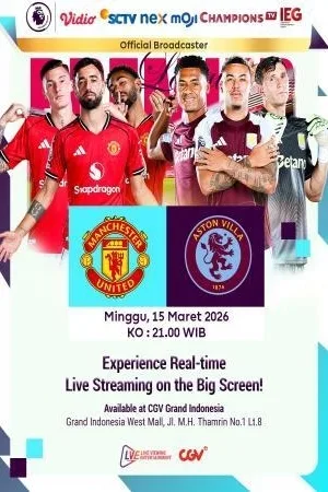 ENGLISH PREMIERE LEAGUE PUBLIC VIEWING: MANCHESTER UNITED vs ASTON VILLA