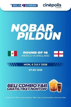 Nobar Pildun 16 Besar: Mexico Vs England