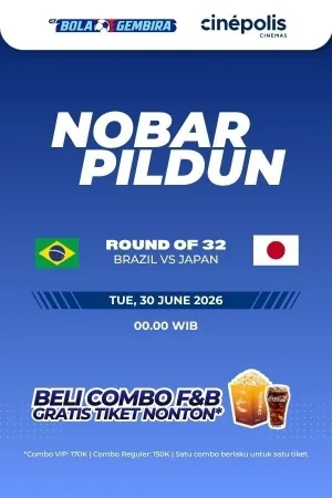 Nobar Pildun 32 Besar: Brazil Vs Japan
