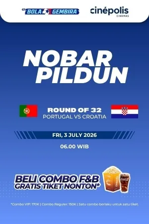 Nobar Pildun 32 Besar: Portugal Vs Croatia